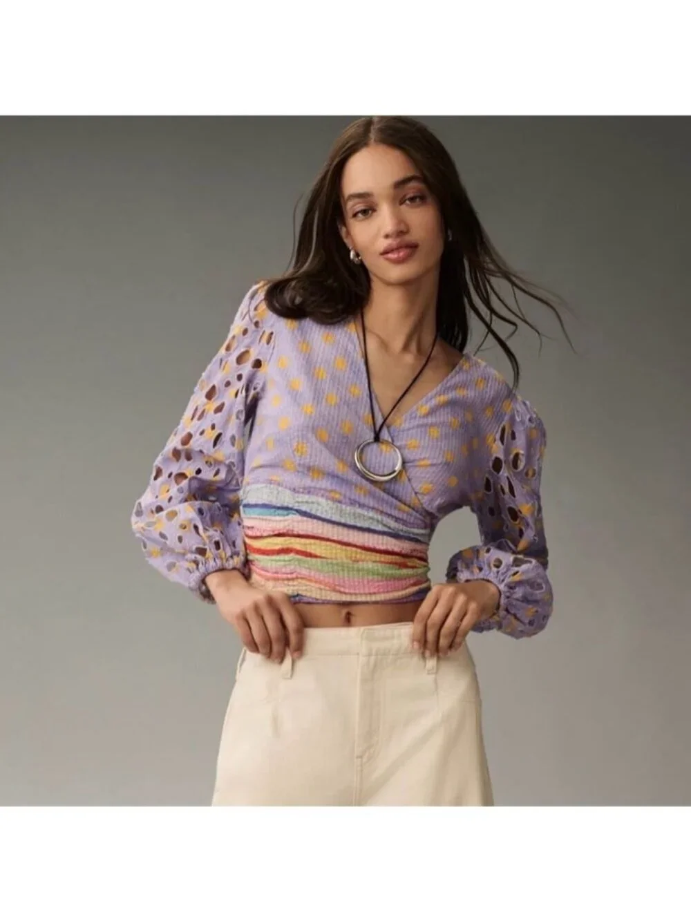 Anthropologie Conditions Apply Ernesta Wrap Top
